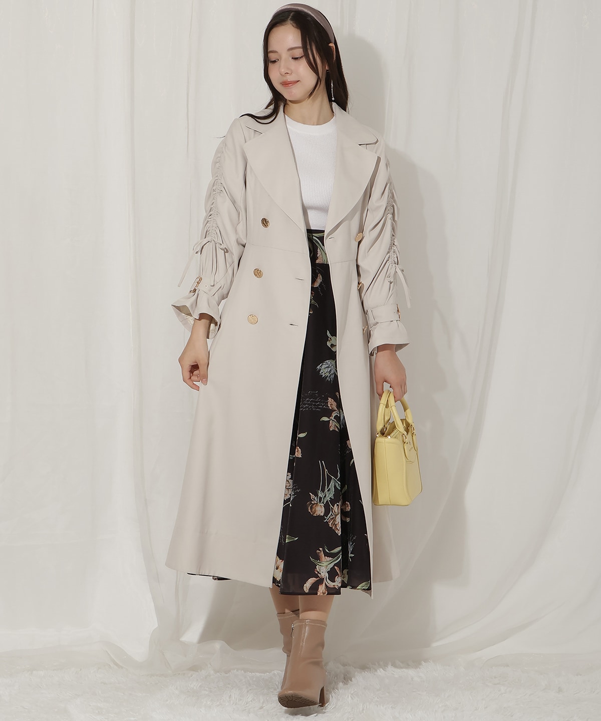 ドロストデザイントレンチコート