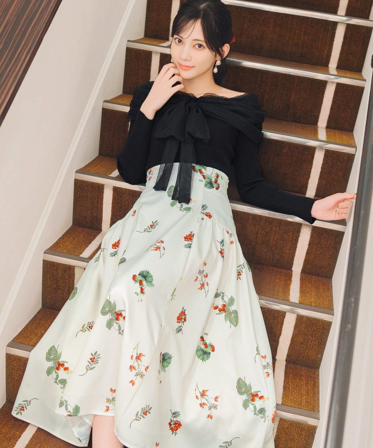 【12/5(fri)10時発売】ウィンターボタニカルスカート