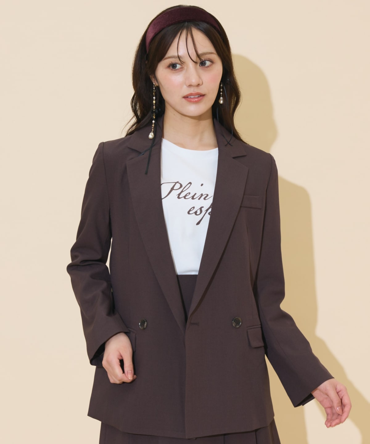 ダブルボタンテーラードジャケット