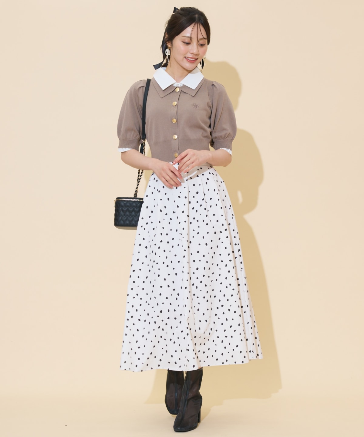 レイヤードカラープルオーバー