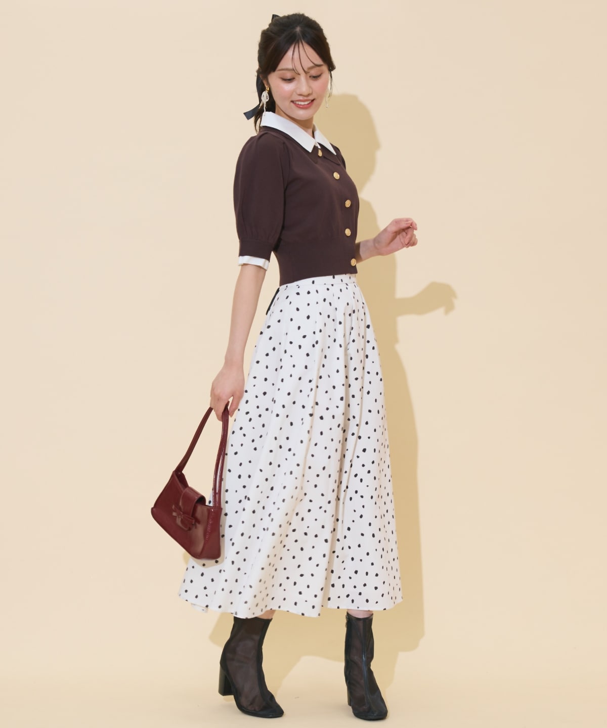 レイヤードカラープルオーバー