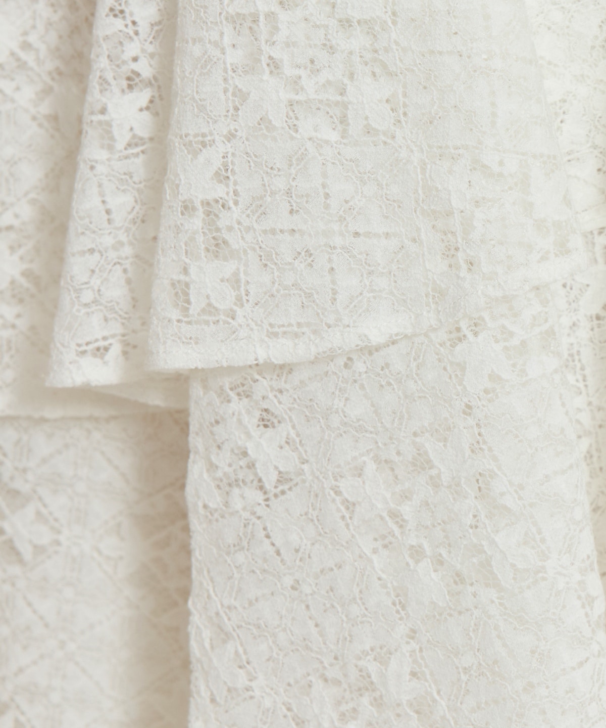 アシメティアードレーススカート