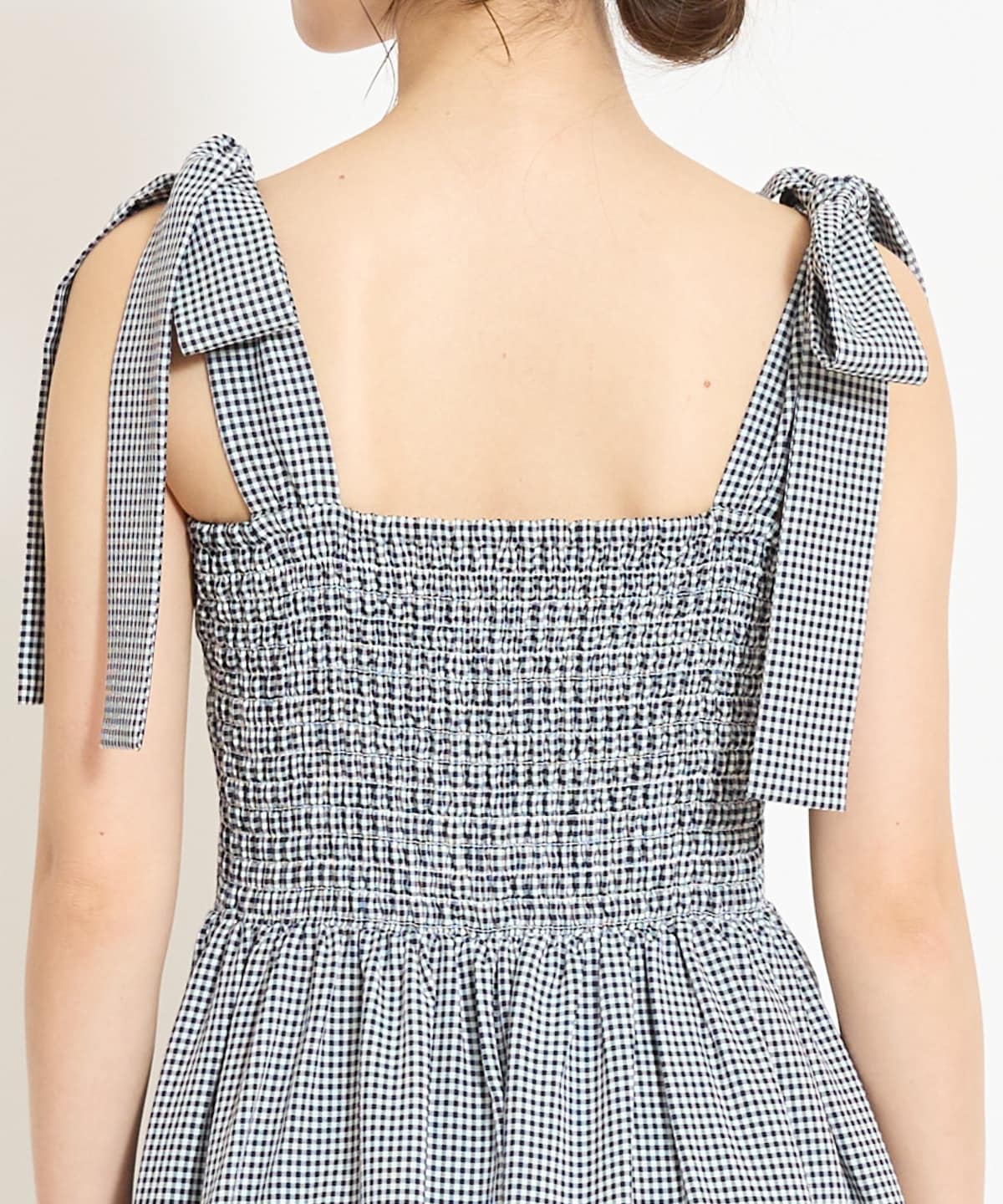 【4/24(fri)10時予約開始】リボンショルダーギャザーワンピース