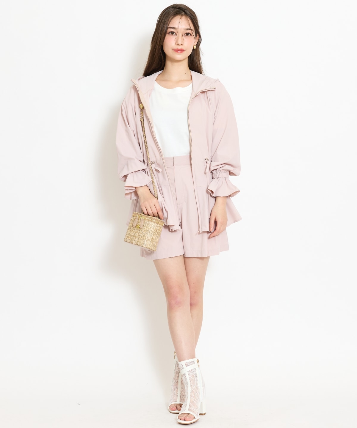 【セットアップ対応】UVカットペプラムブルゾン