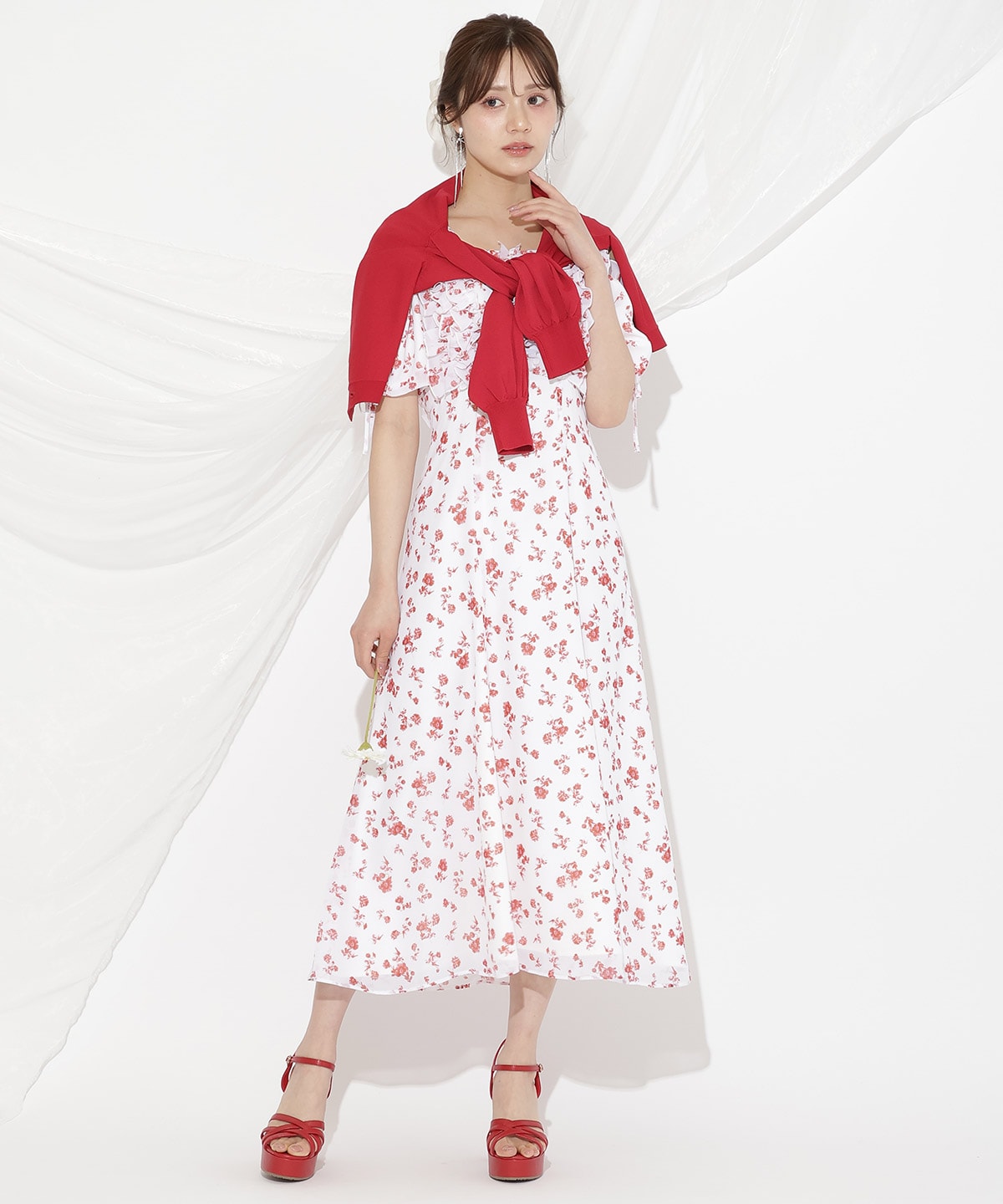 アソートボタンUVカットカーディガン