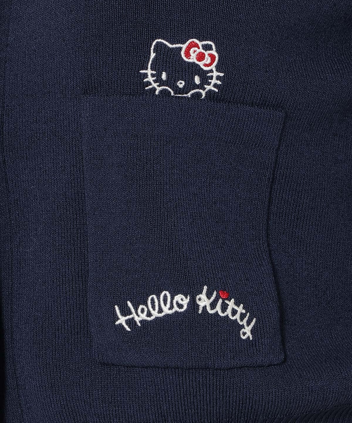 【7/16(thu)10時予約開始】WILLSELECTION×HELLO KITTY 刺繍ニットカーディガン