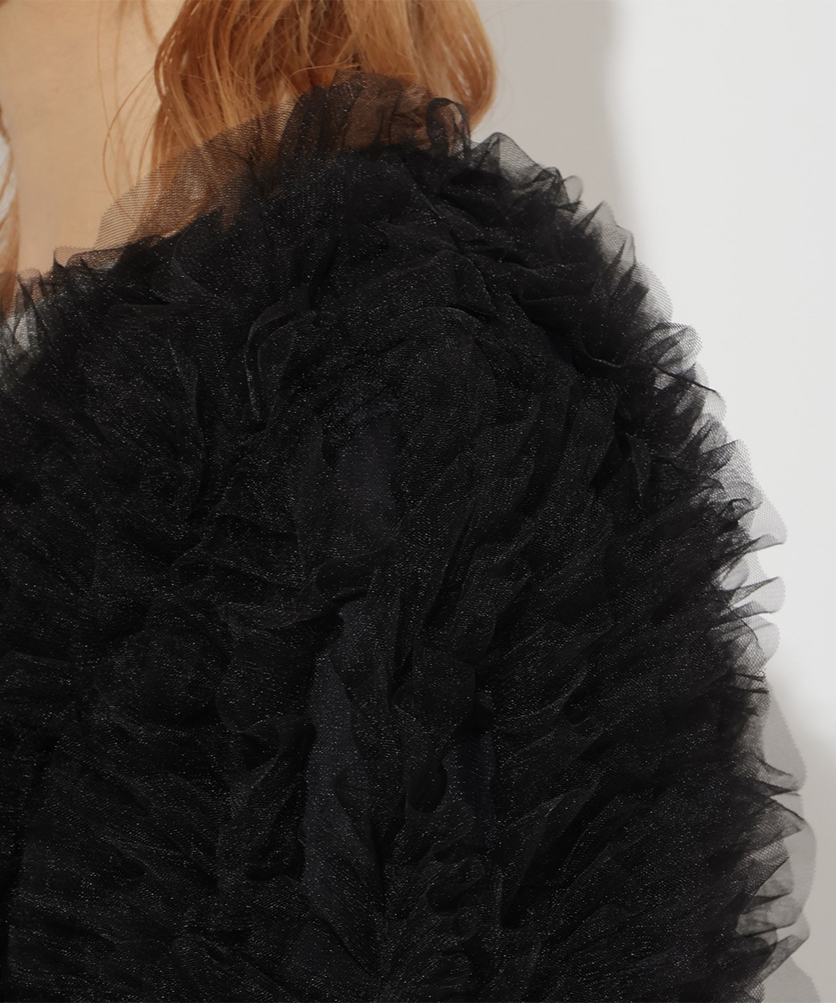チュールフリルジャケット