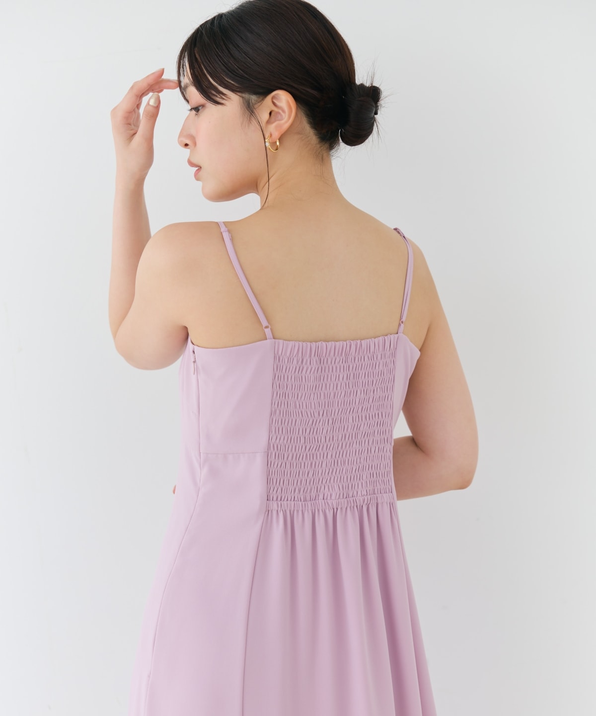 2WAYレースケープドレス