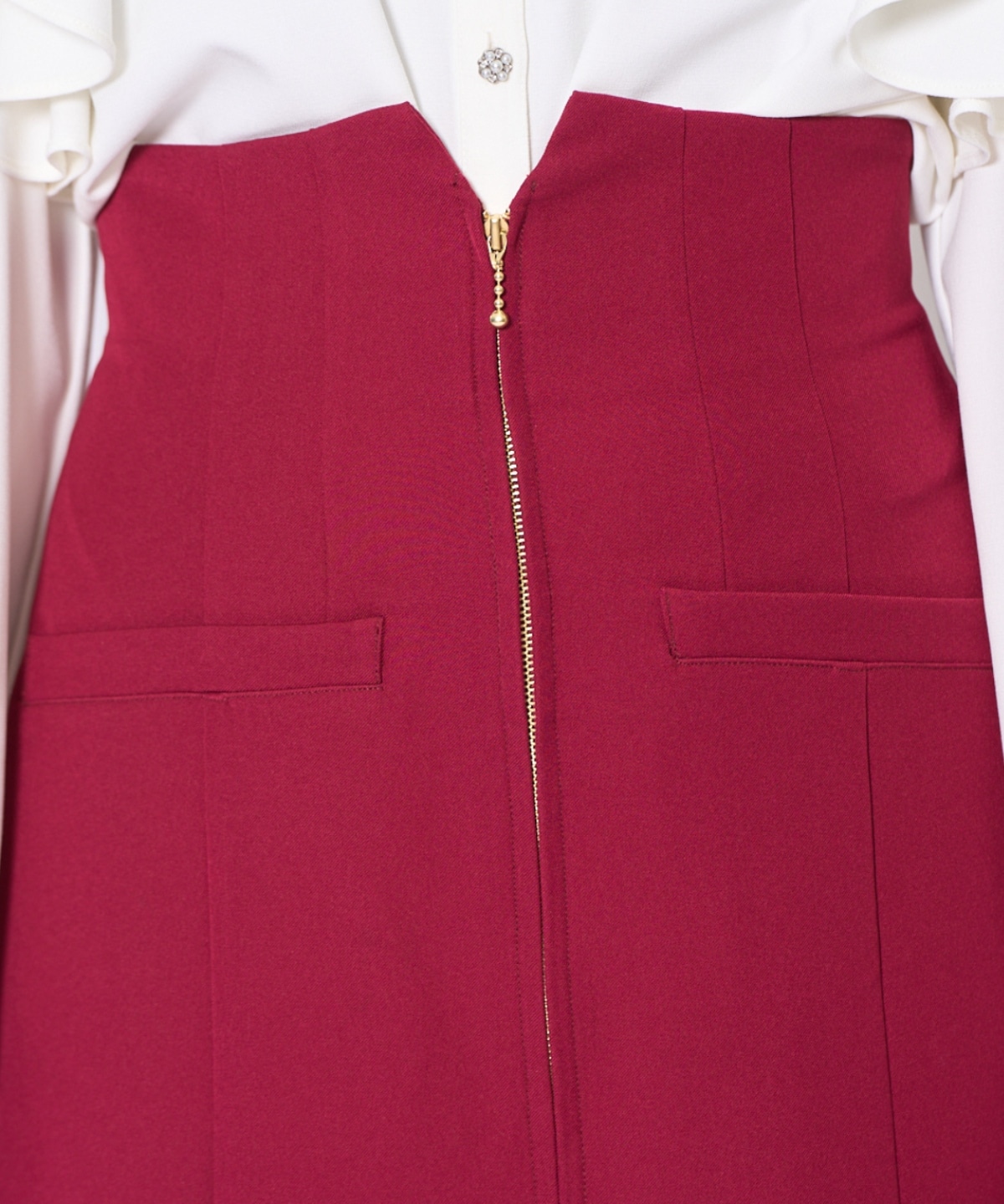 フロントZIPマーメイドスカート