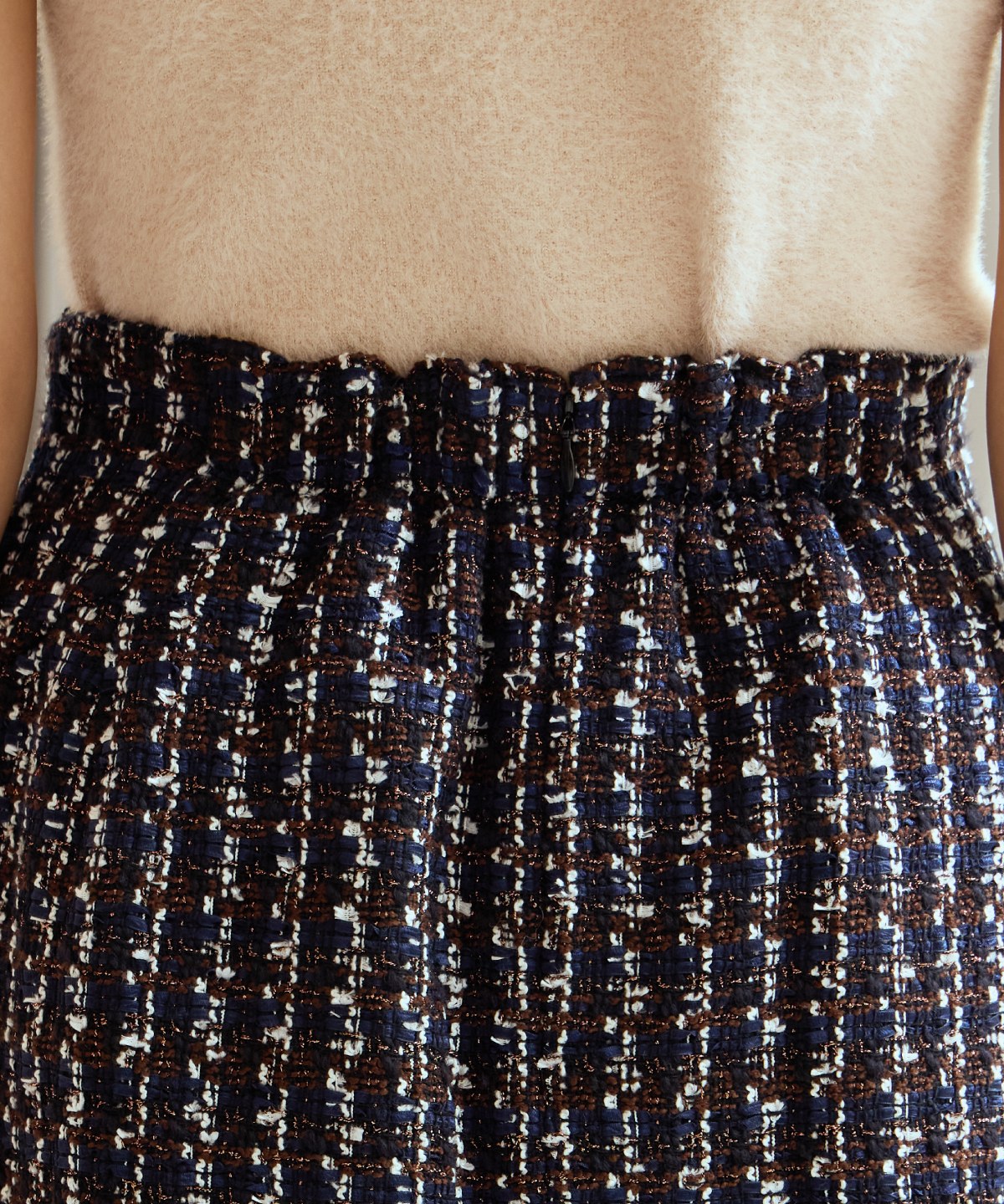 日本製ツイードミニスカート