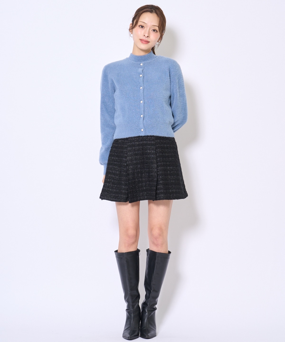 日本製ツイードミニスカート