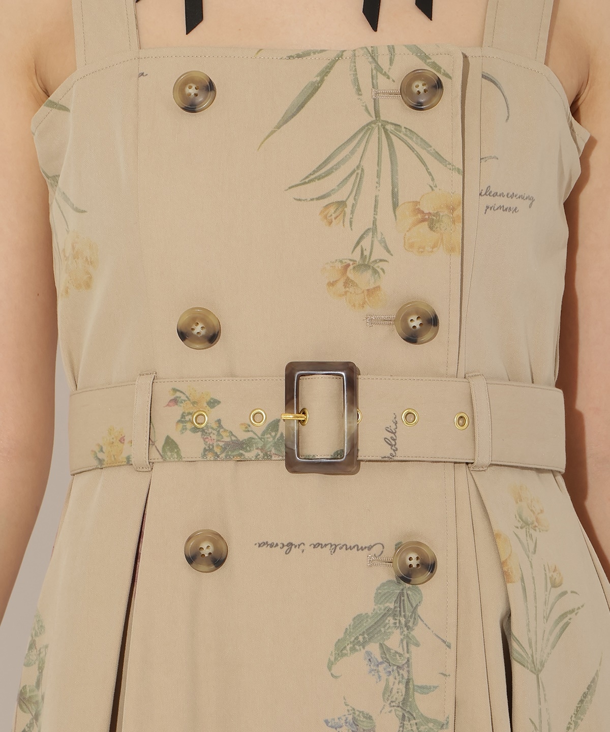 オータムフラワートレンチジャンスカ