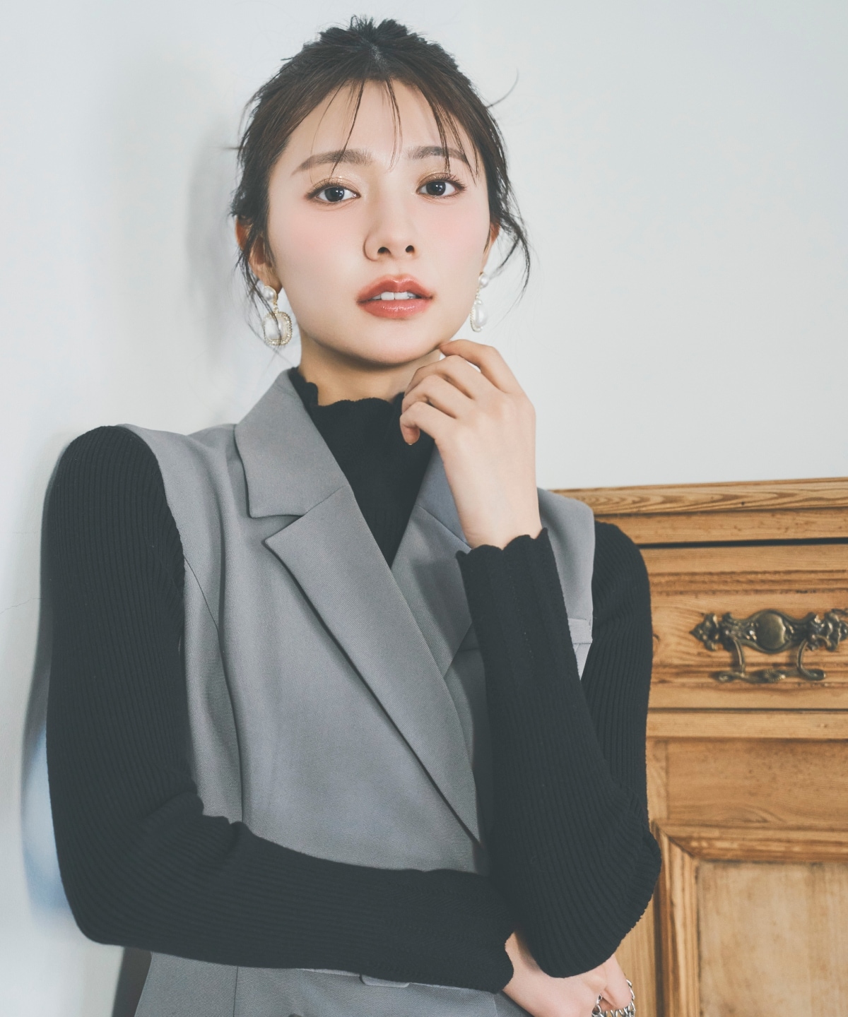 2WAYテーラードジレミニワンピース