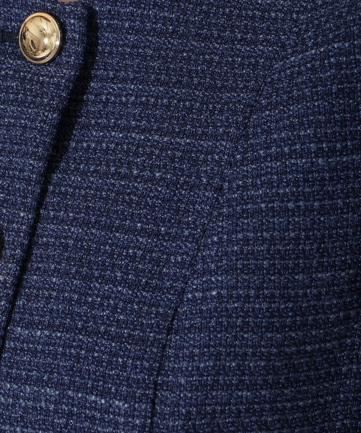 ツイードジャケットドッキングワンピース