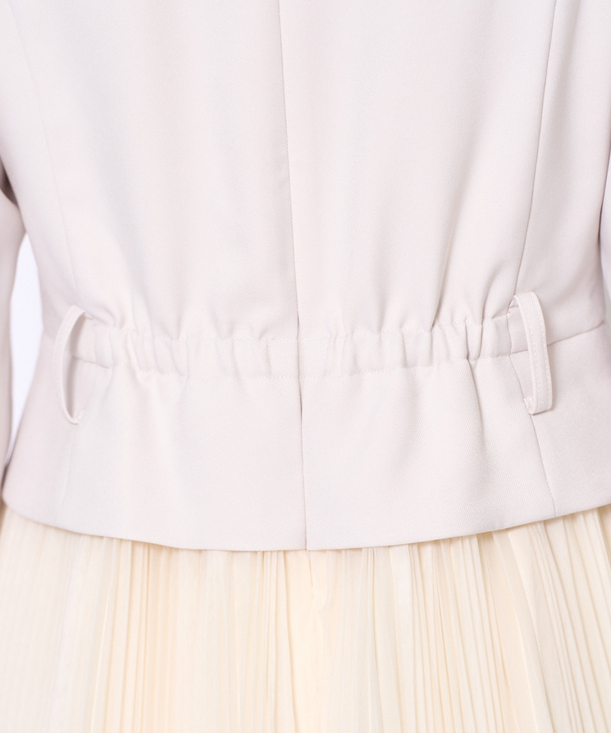 プリーツレイヤードワンピース