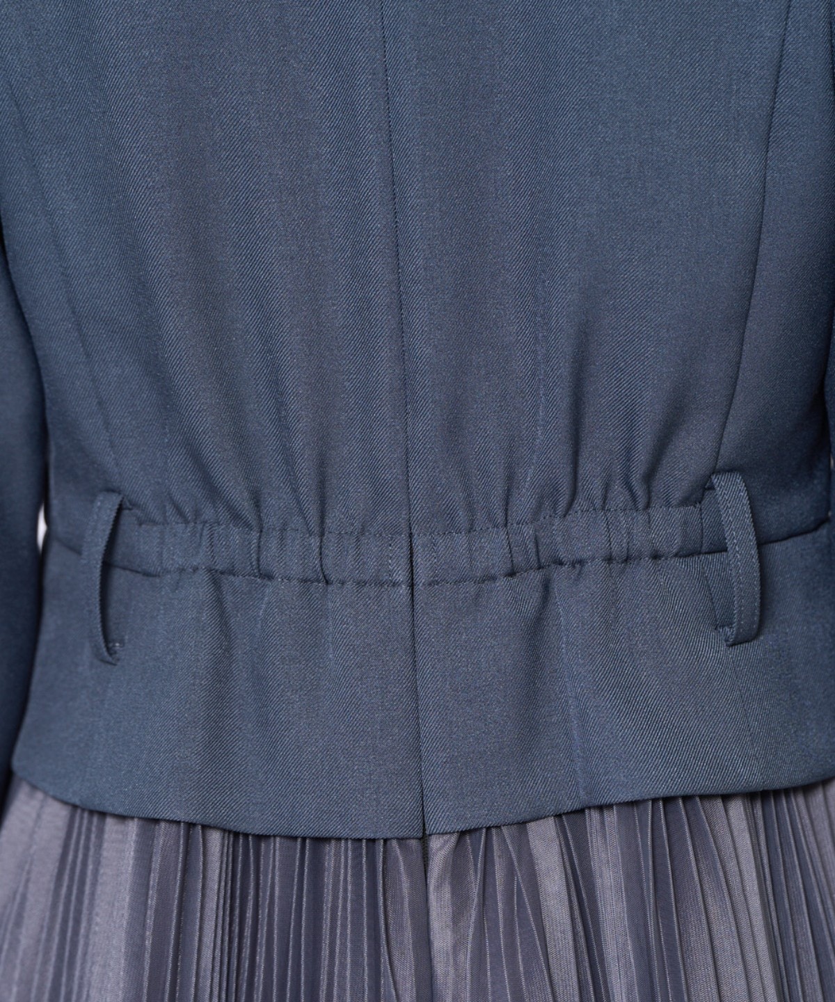 プリーツレイヤードワンピース