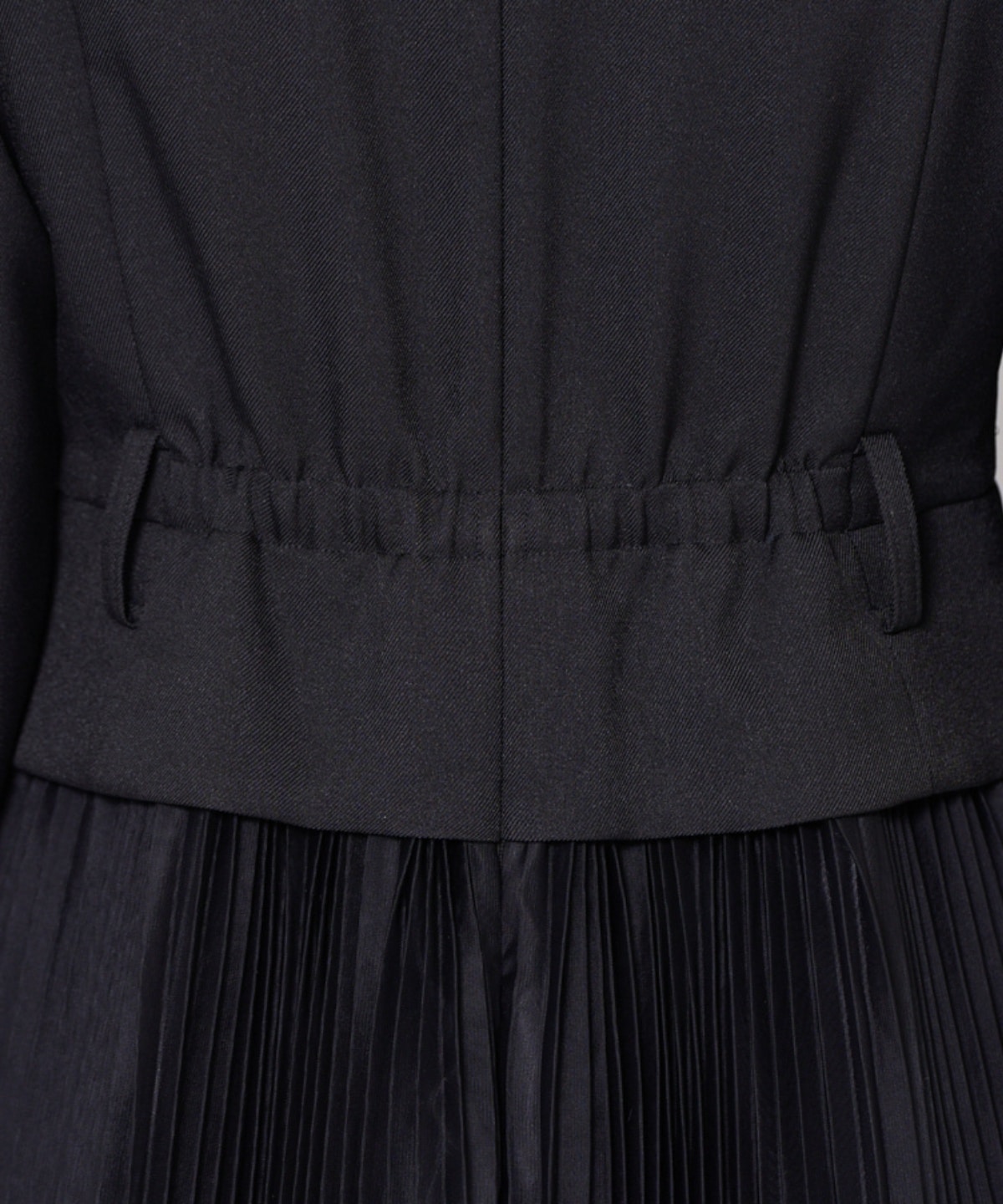 プリーツレイヤードワンピース