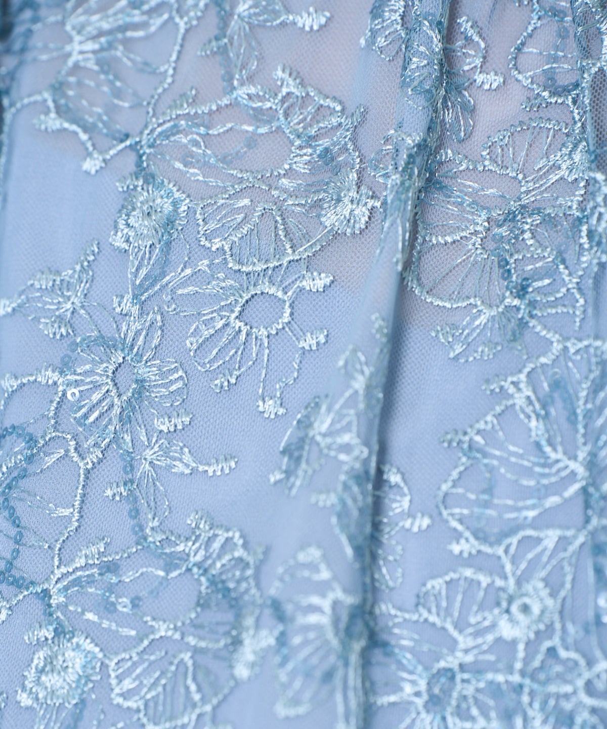 ベロアトリミングブラウス×ドレス