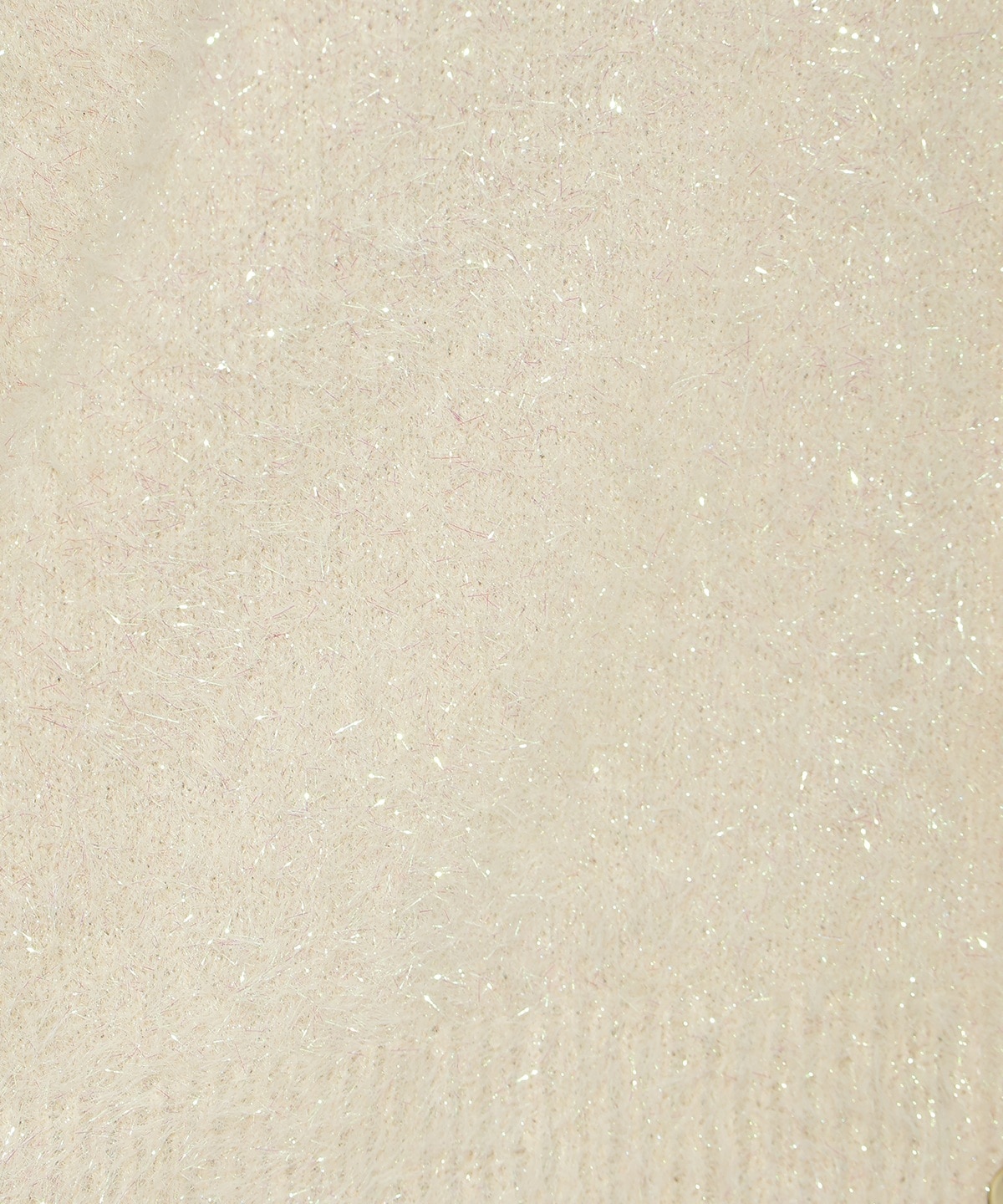 ラメシャギーニットカーディガン