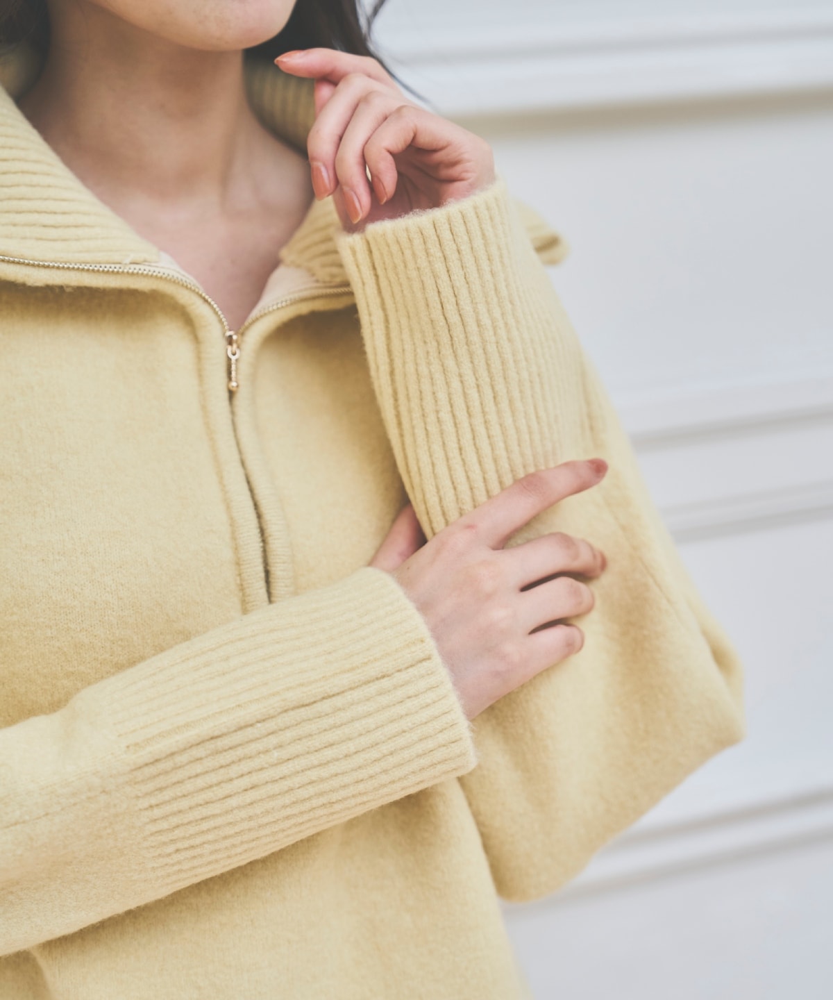 ZIPビッグカラープルオーバー