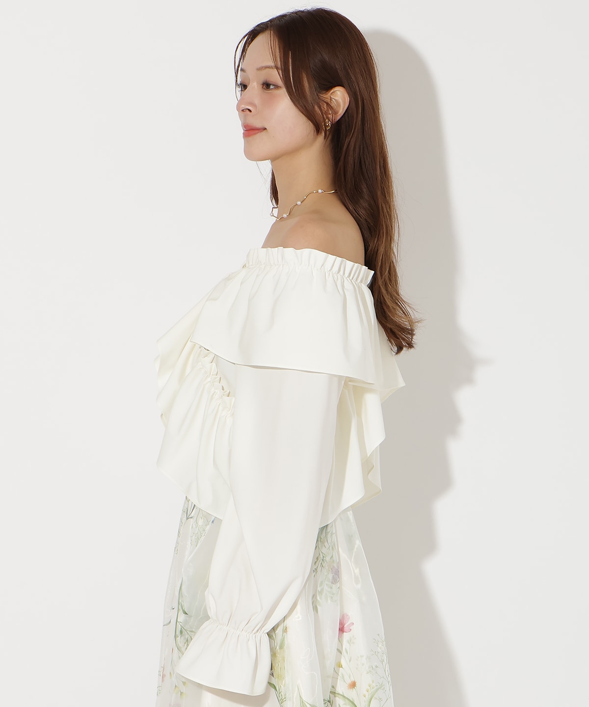 【先行予約受付中】フリルクロスブラウス