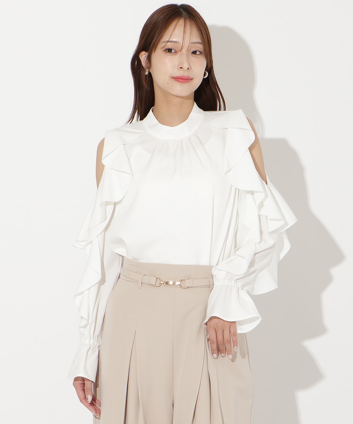 【先行予約受付中】フリルボウタイブラウス