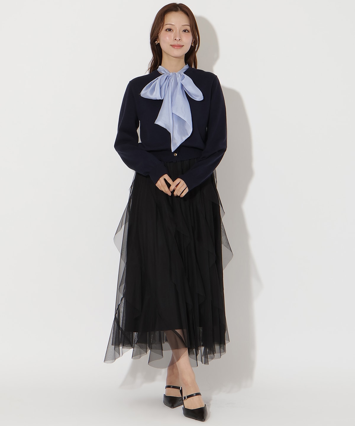 【先行予約受付中】ラッフルフリルチュールスカート