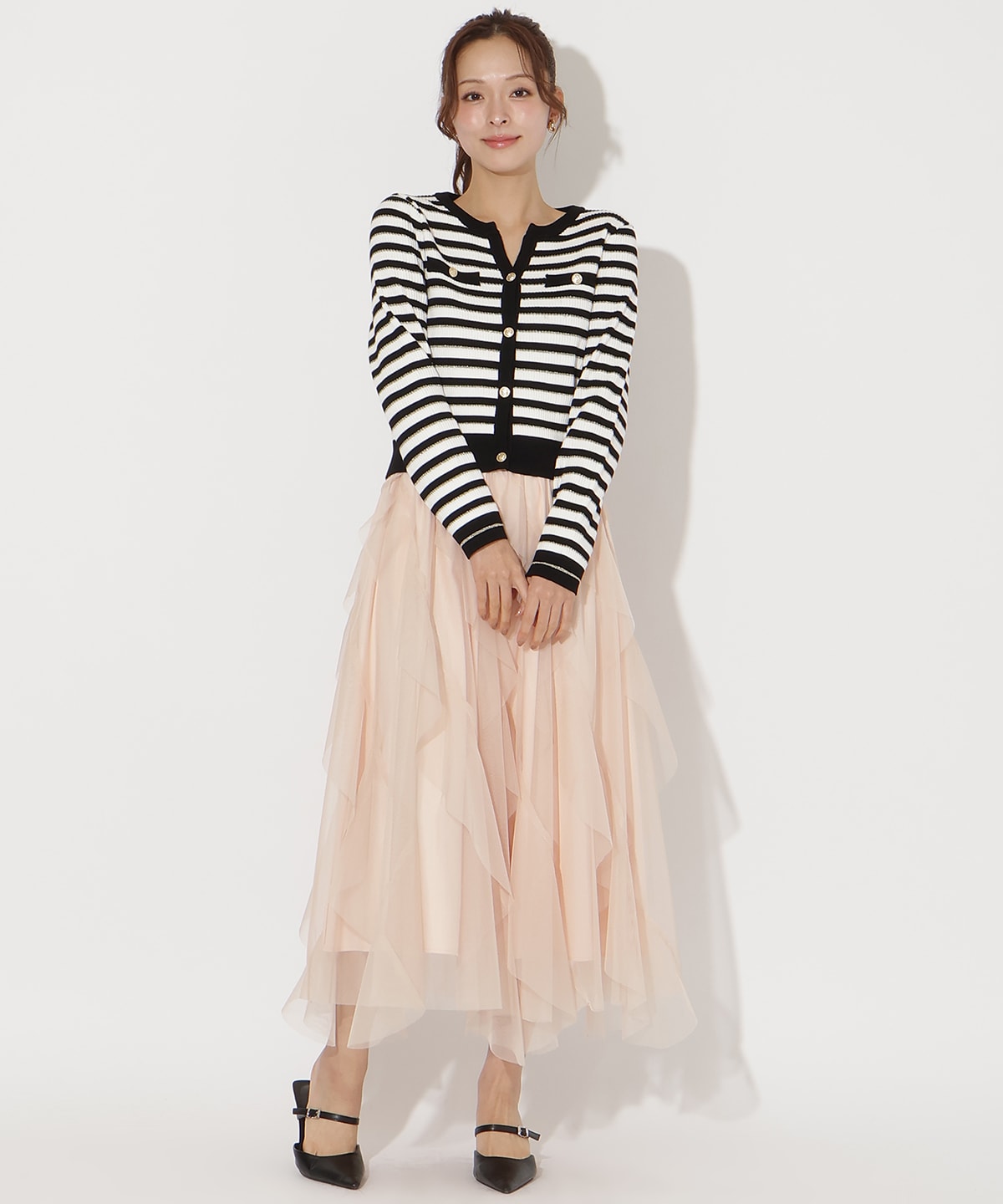 【先行予約受付中】ラッフルフリルチュールスカート