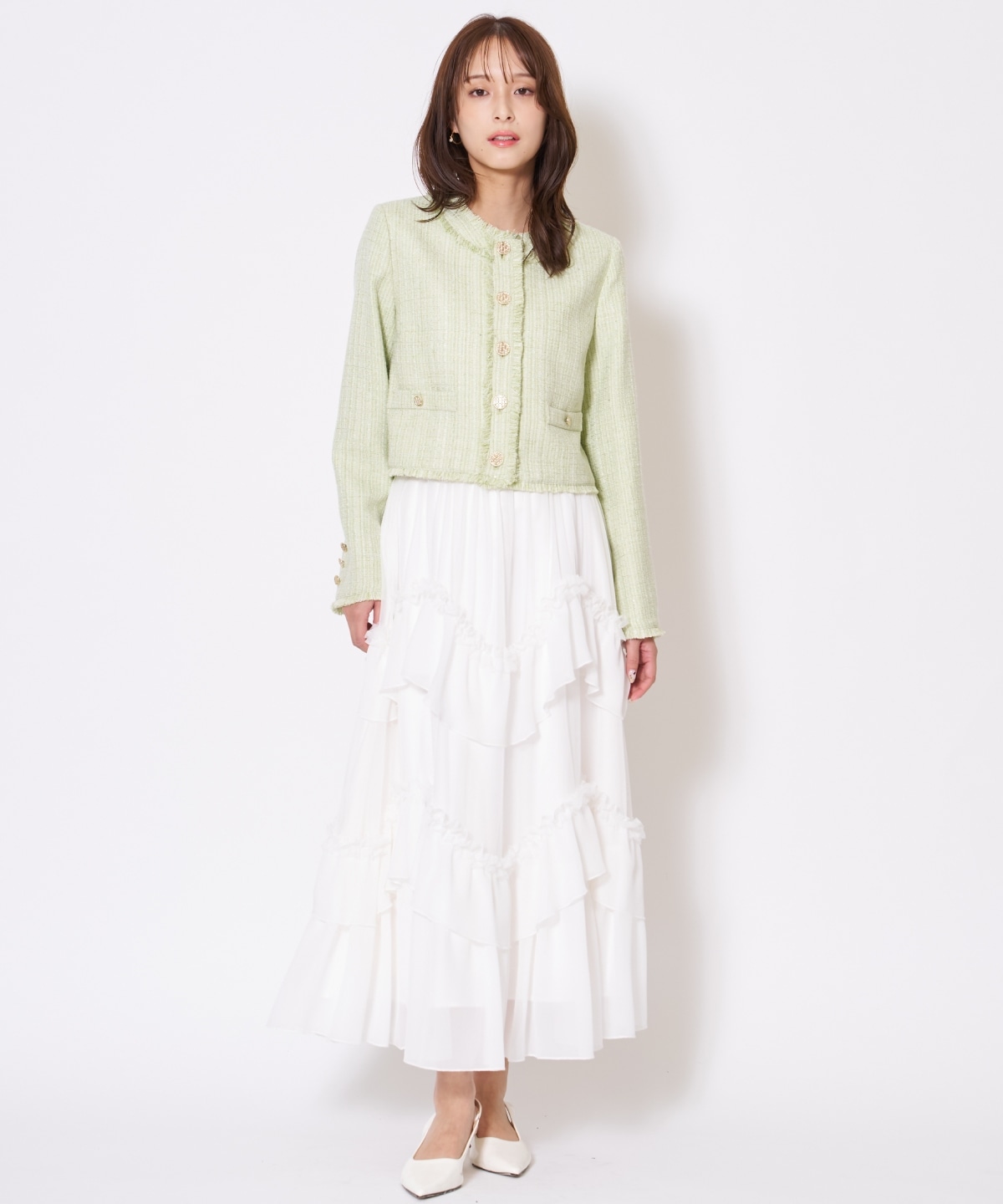 【先行予約受付中】ティアードチュールスカート