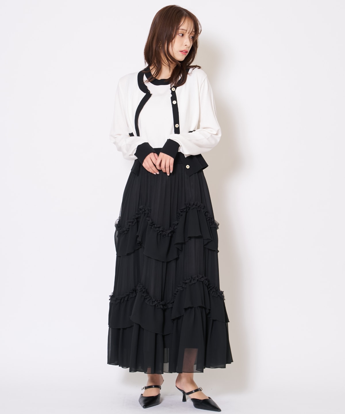 【先行予約受付中】ティアードチュールスカート