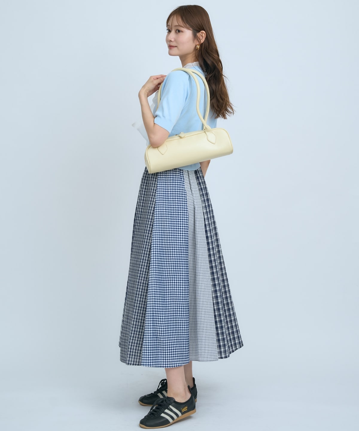 サッカーギンガム組み合わせスカート
