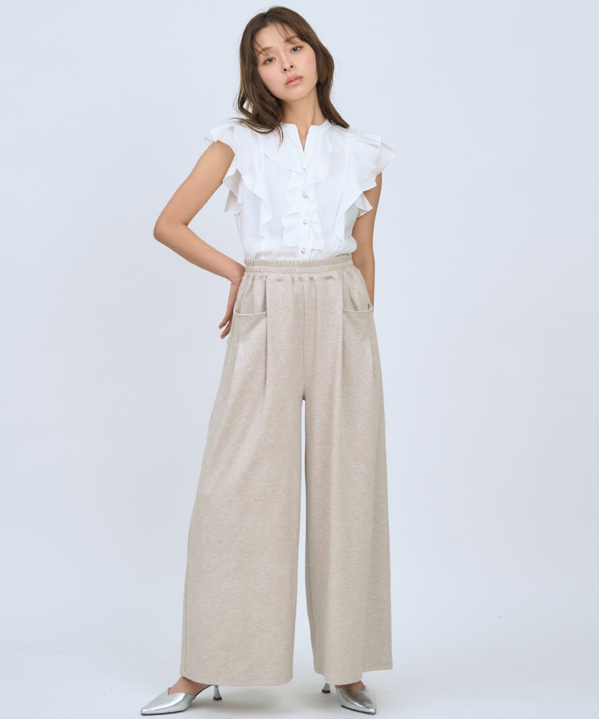 【先行予約受付中】カットツイルポケットタックパンツ