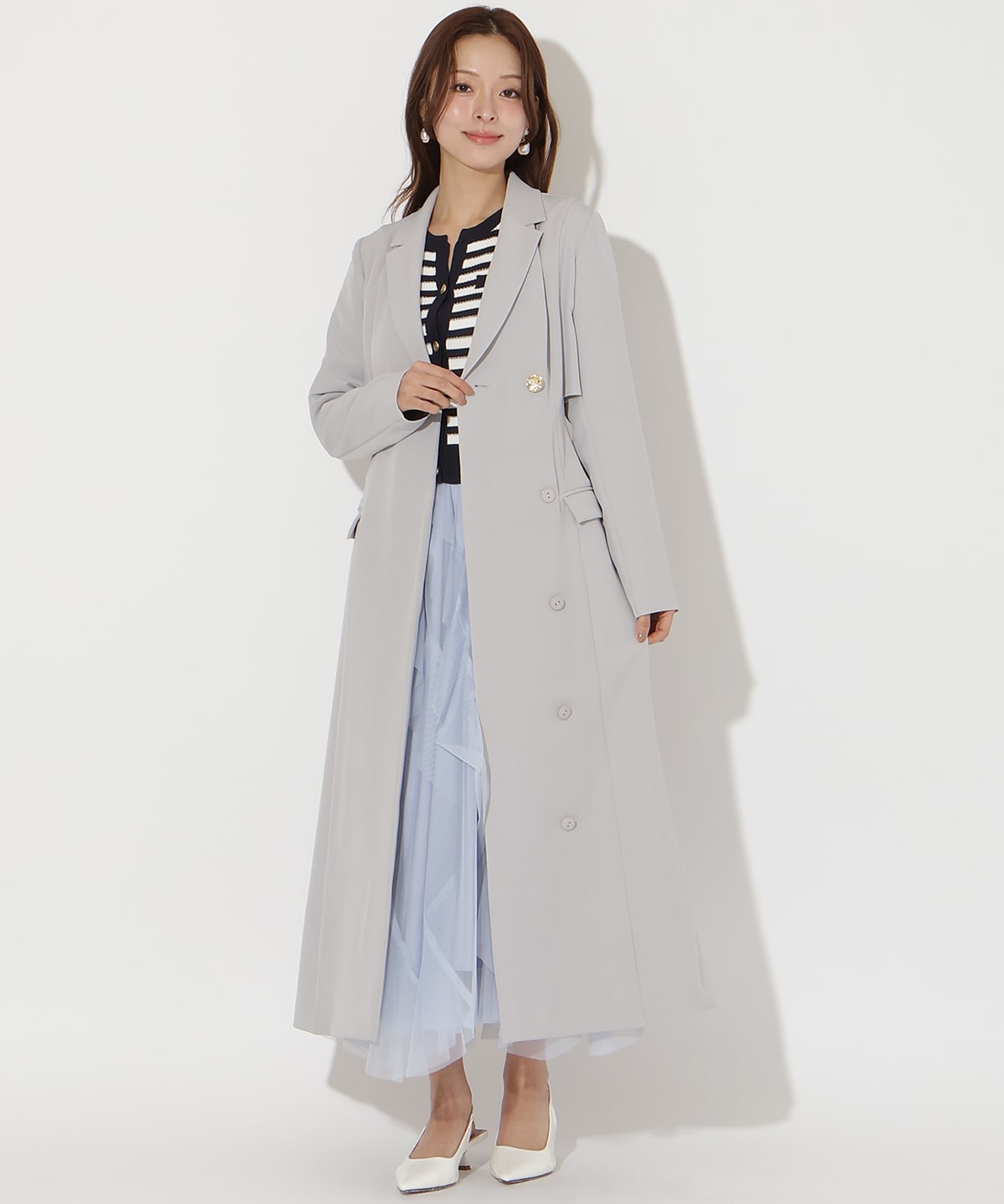 【先行予約受付中】トレンチ風ワンピース