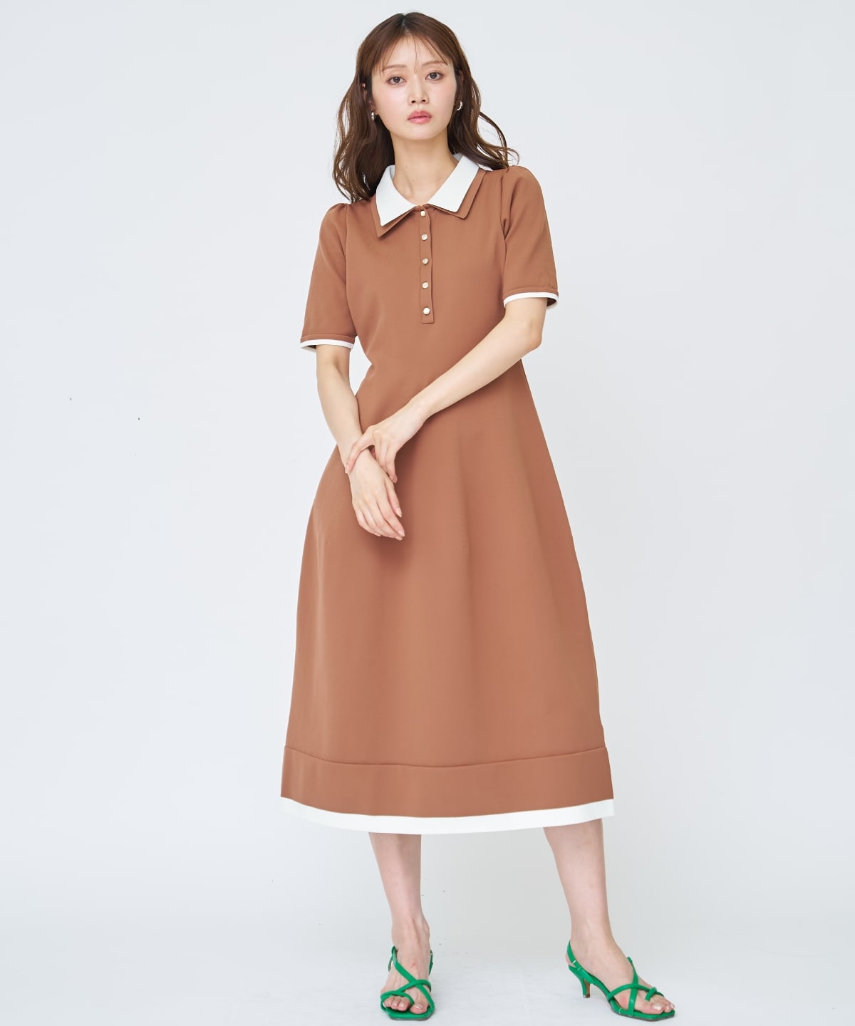 【先行予約受付中】ポロニットワンピース