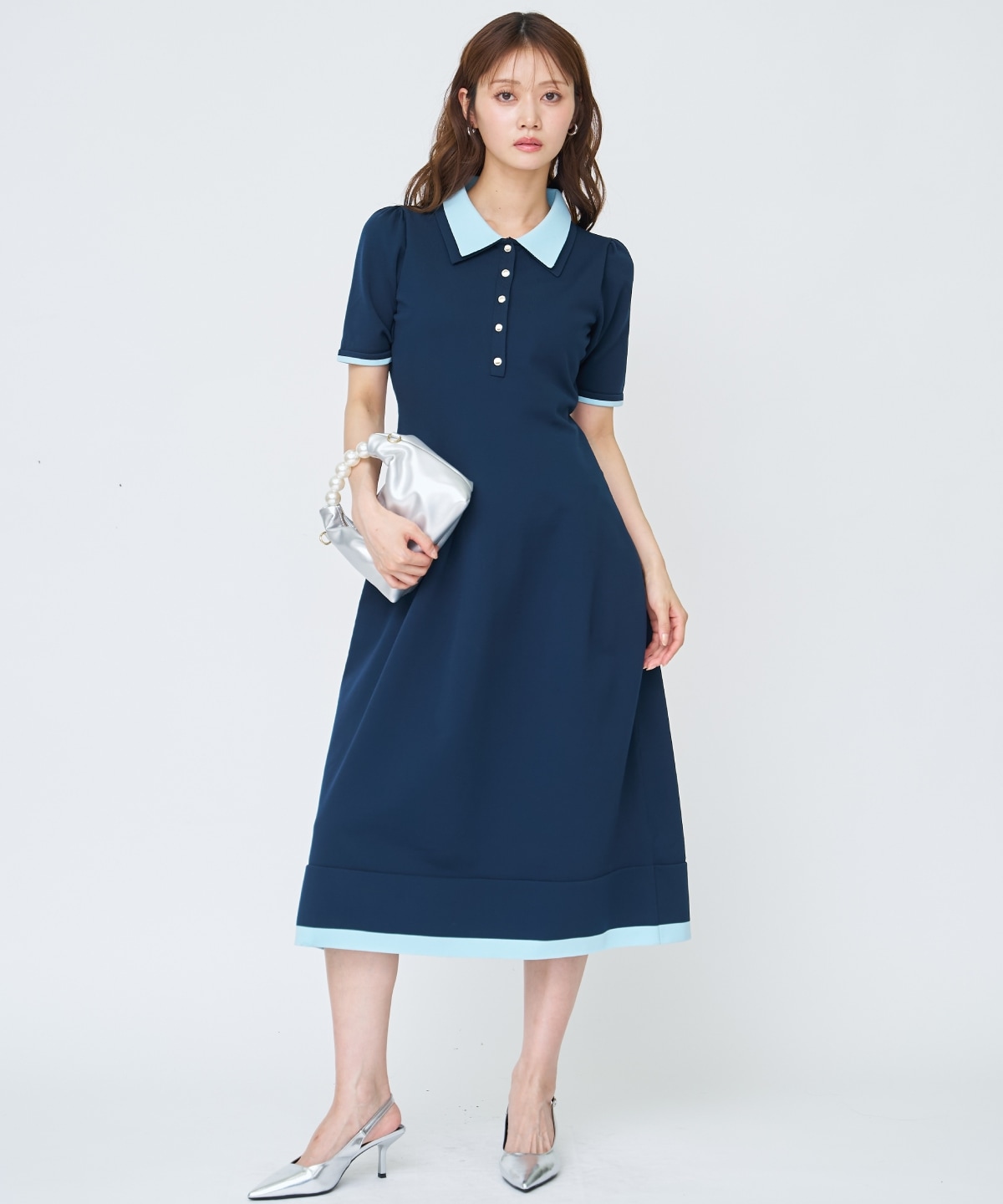 【先行予約受付中】ポロニットワンピース