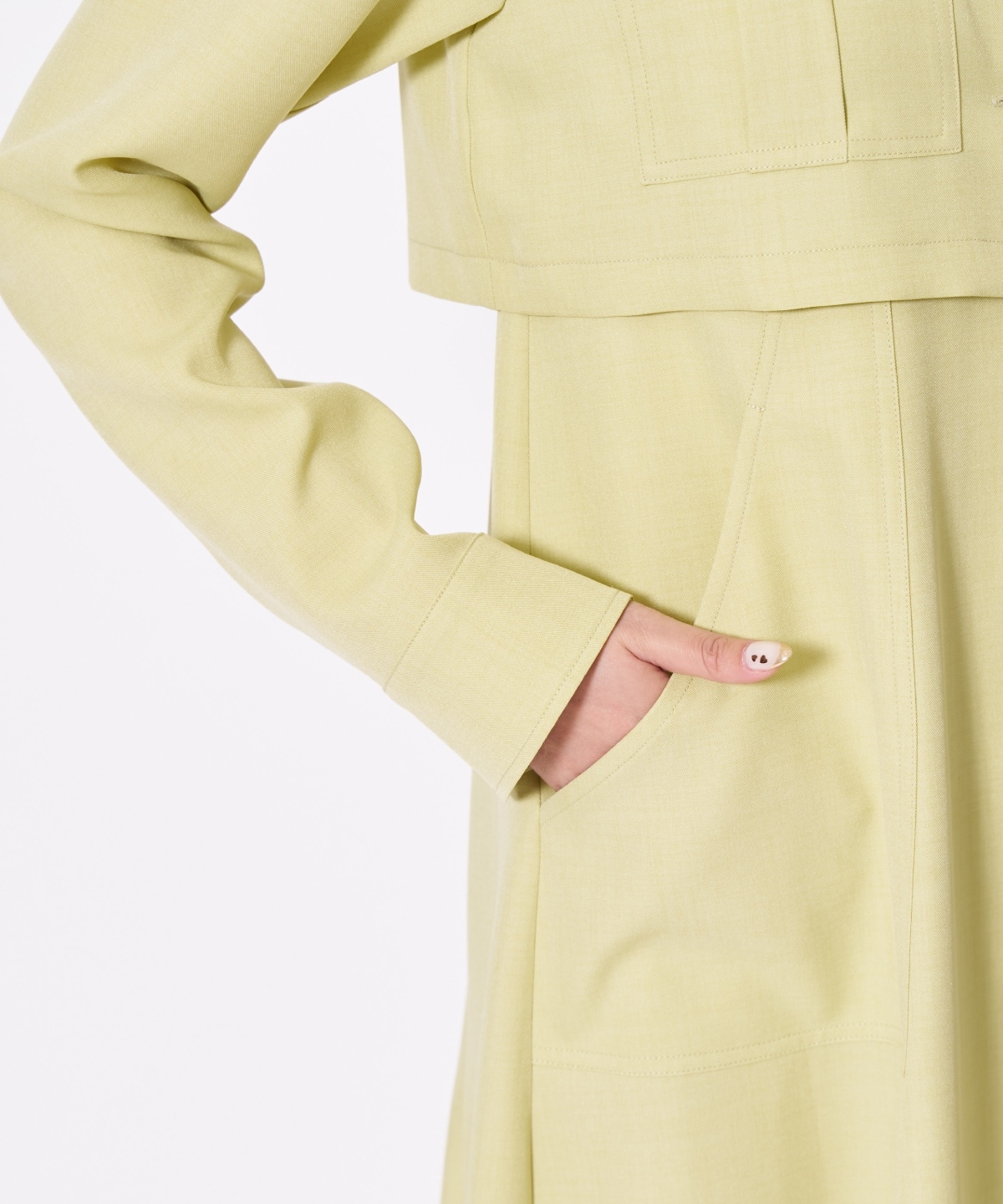 サファリシャツワンピース