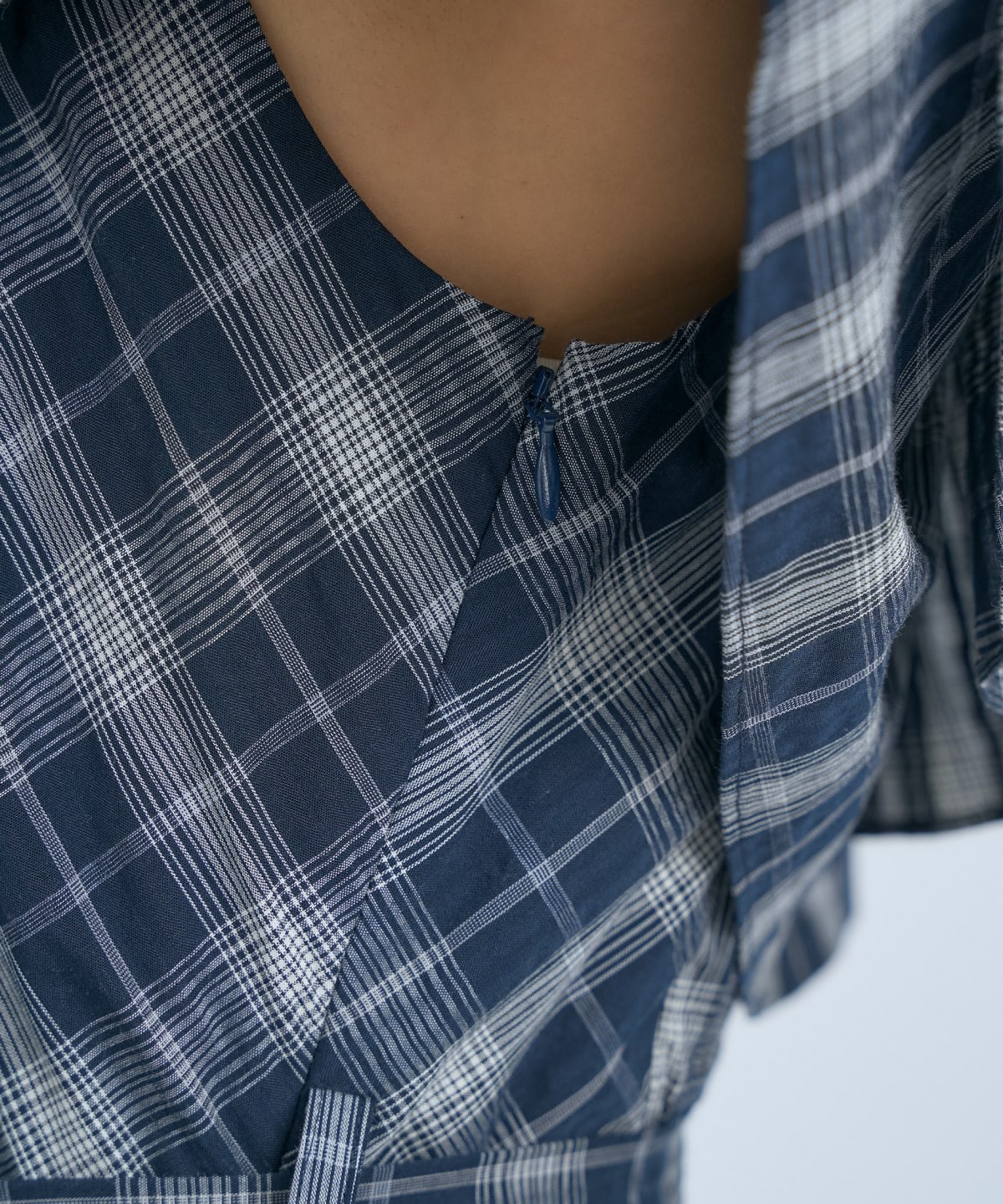 【先行予約受付中】オフショルチェックフレアワンピース