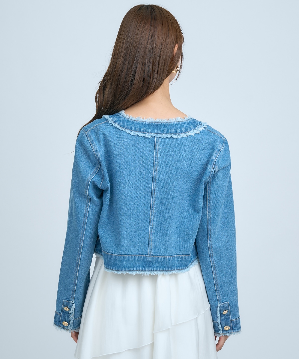 【先行予約受付中】フリンジデニムジャケット