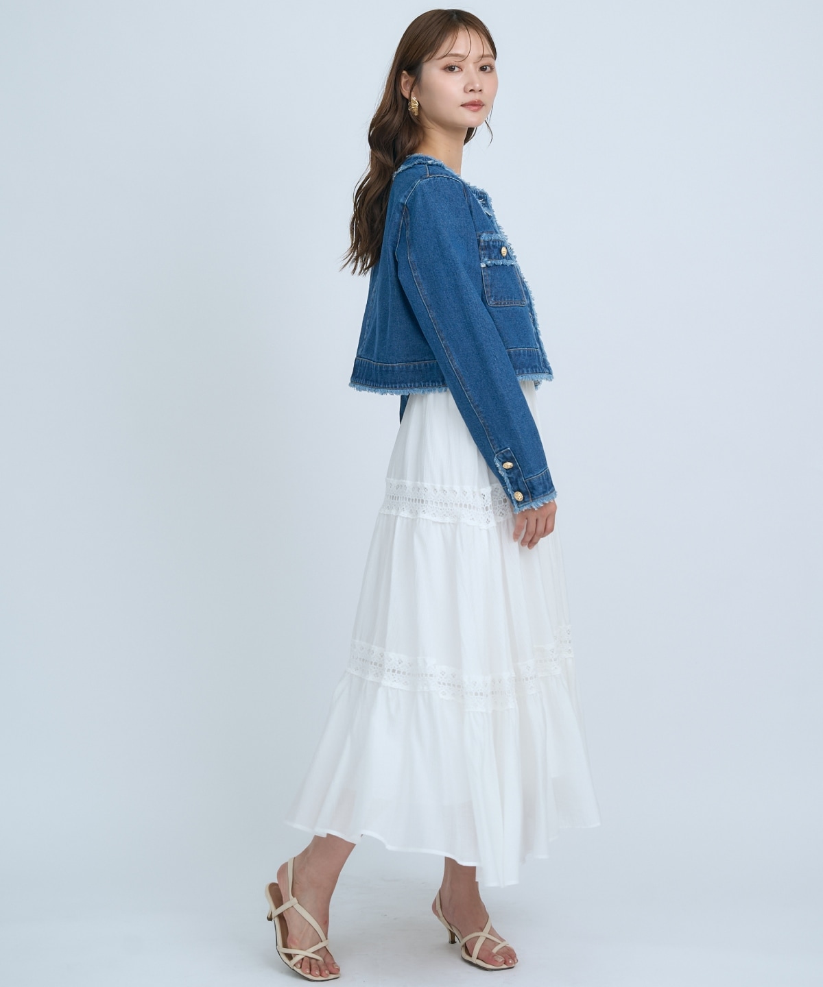 【先行予約受付中】フリンジデニムジャケット