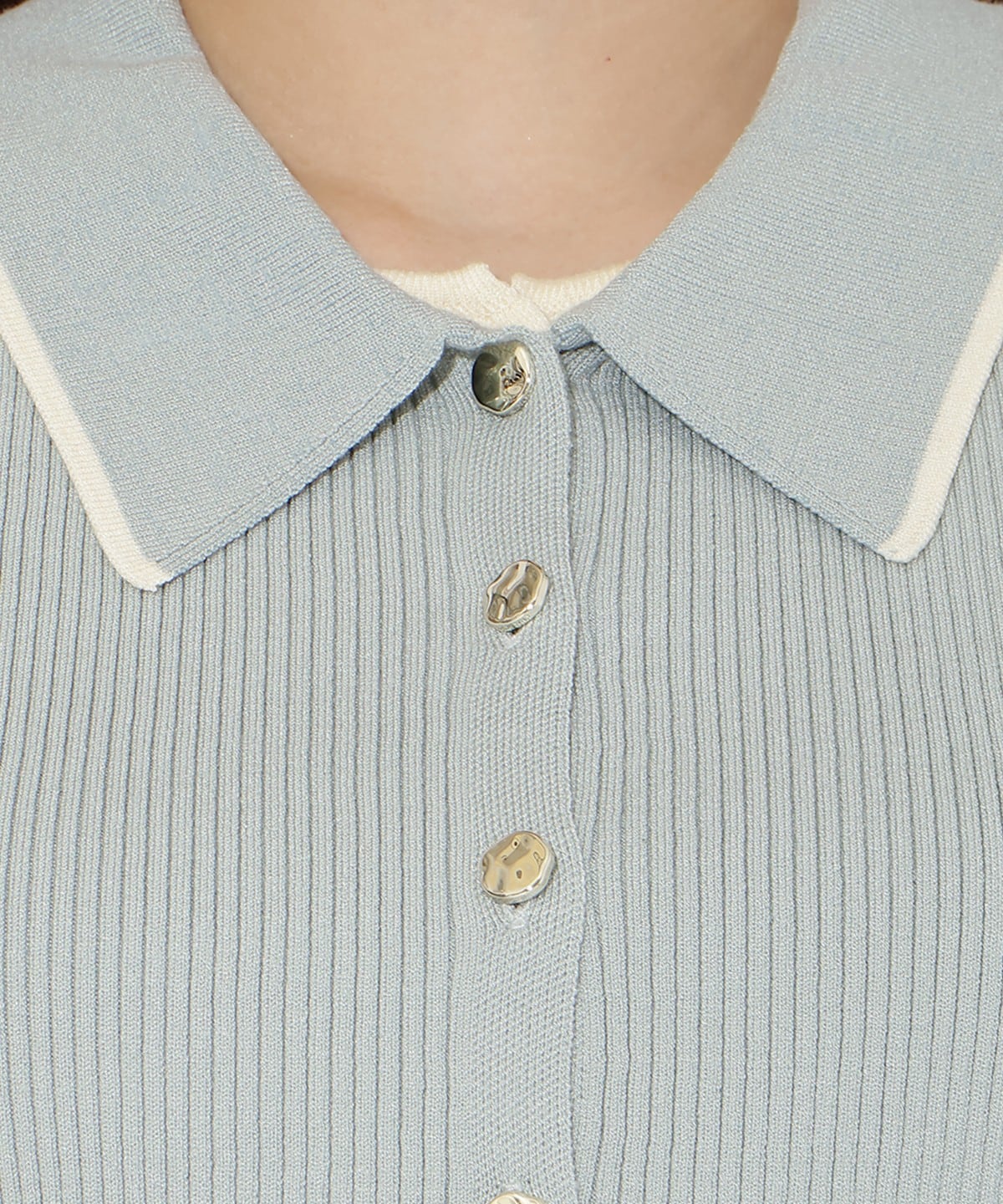 【先行予約受付中】襟付きレイヤード風カーディガン