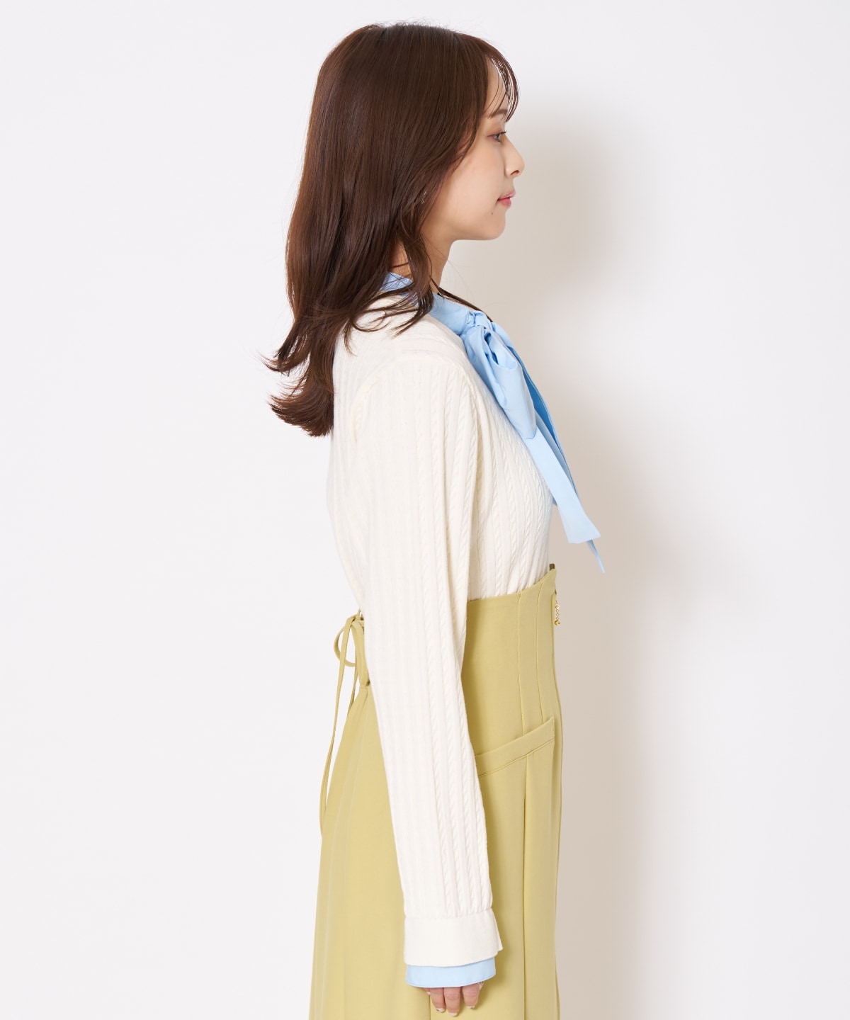 【先行予約受付中】ボウタイニットプルオーバー