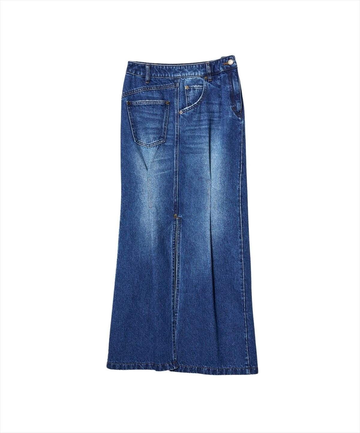 【高橋ひかるさん着用商品】デニムマキシスカート