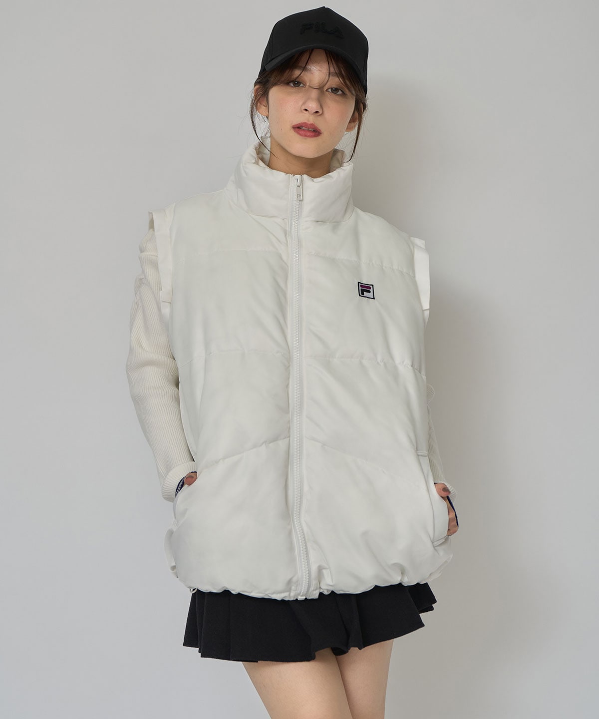 ［FILA×REDYAZEL］2WAYフェイクダウンジャケット