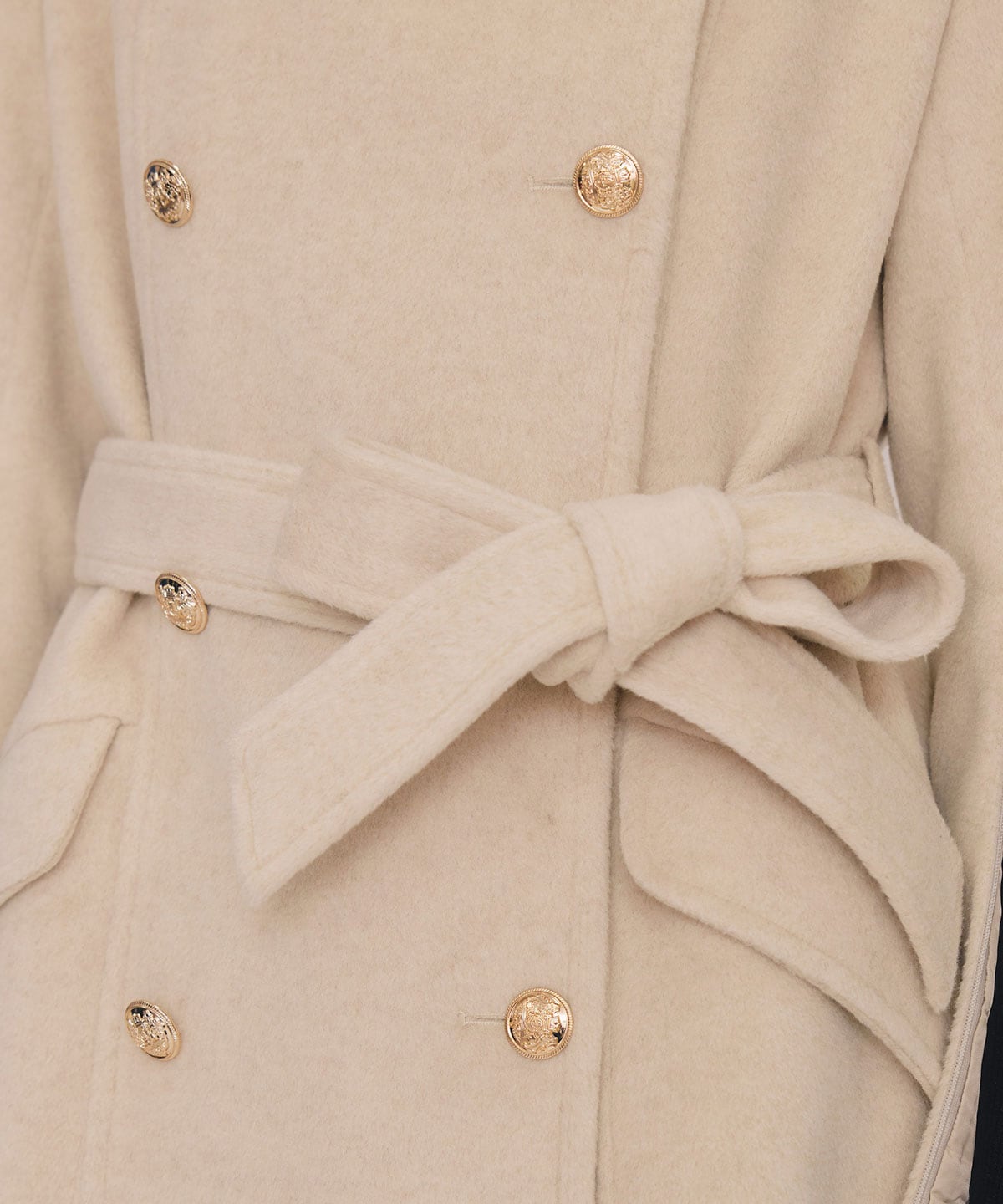 2WAYベルスリーブミドルコート