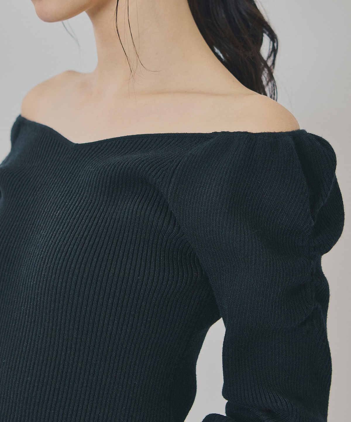 4wayリブニットトップス