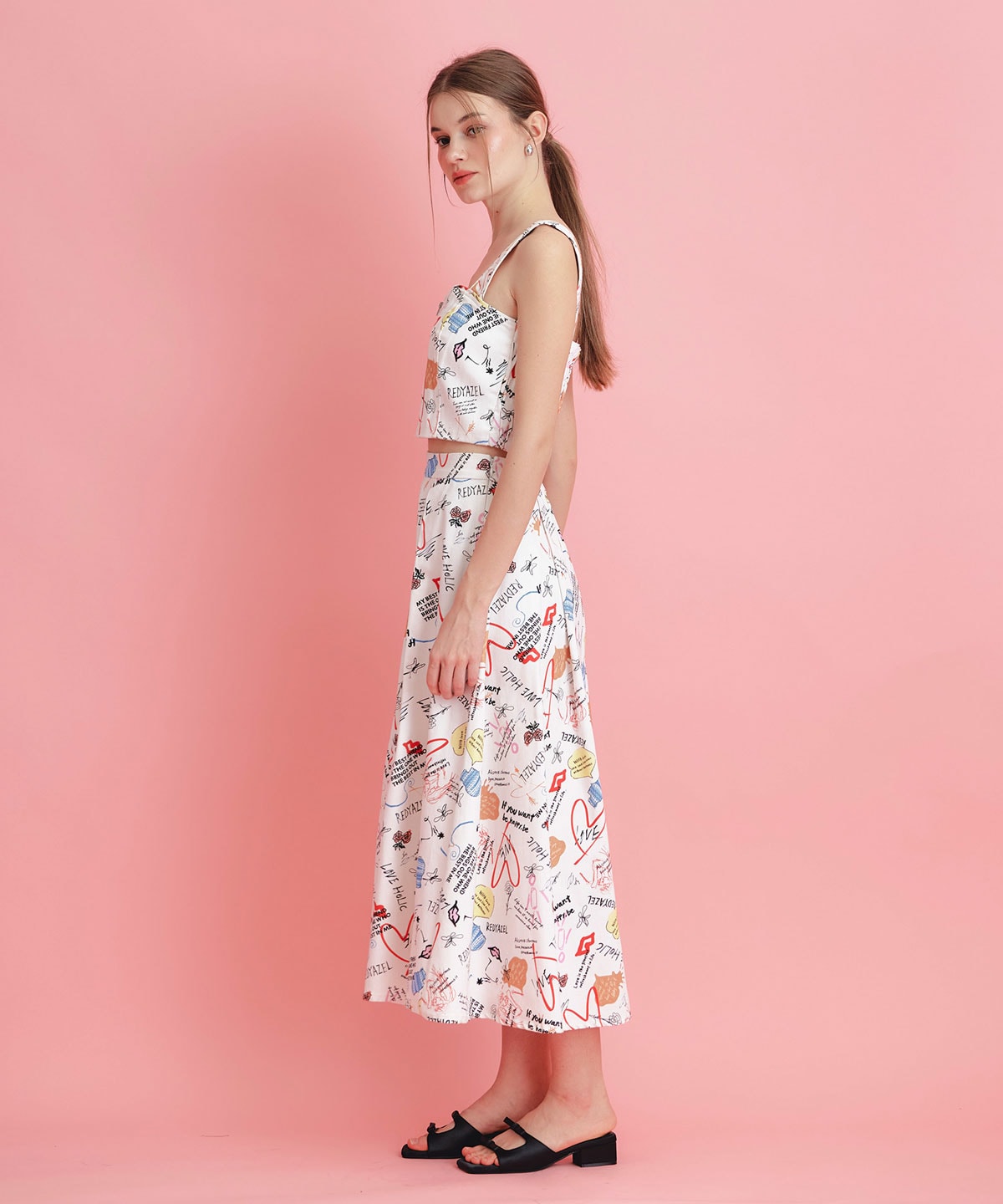 【LoveArt Series】LoveArt ロングフレアスカート