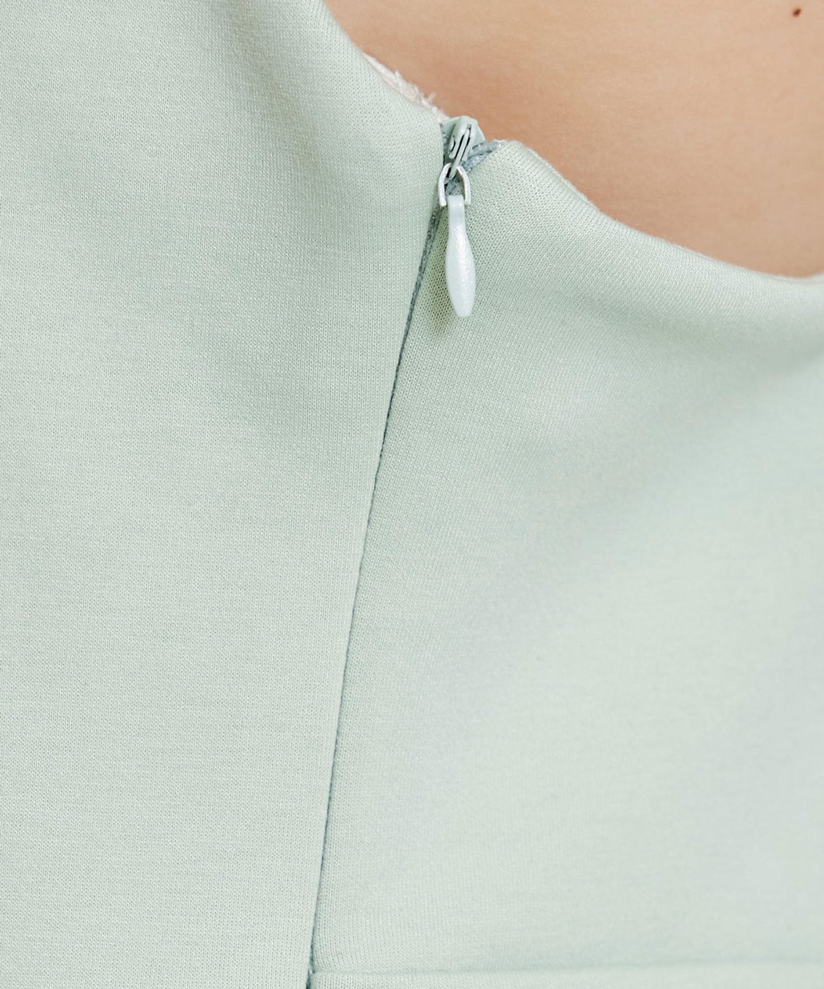 【セットアップ可能】バイカラーステッチカットミニワンピース