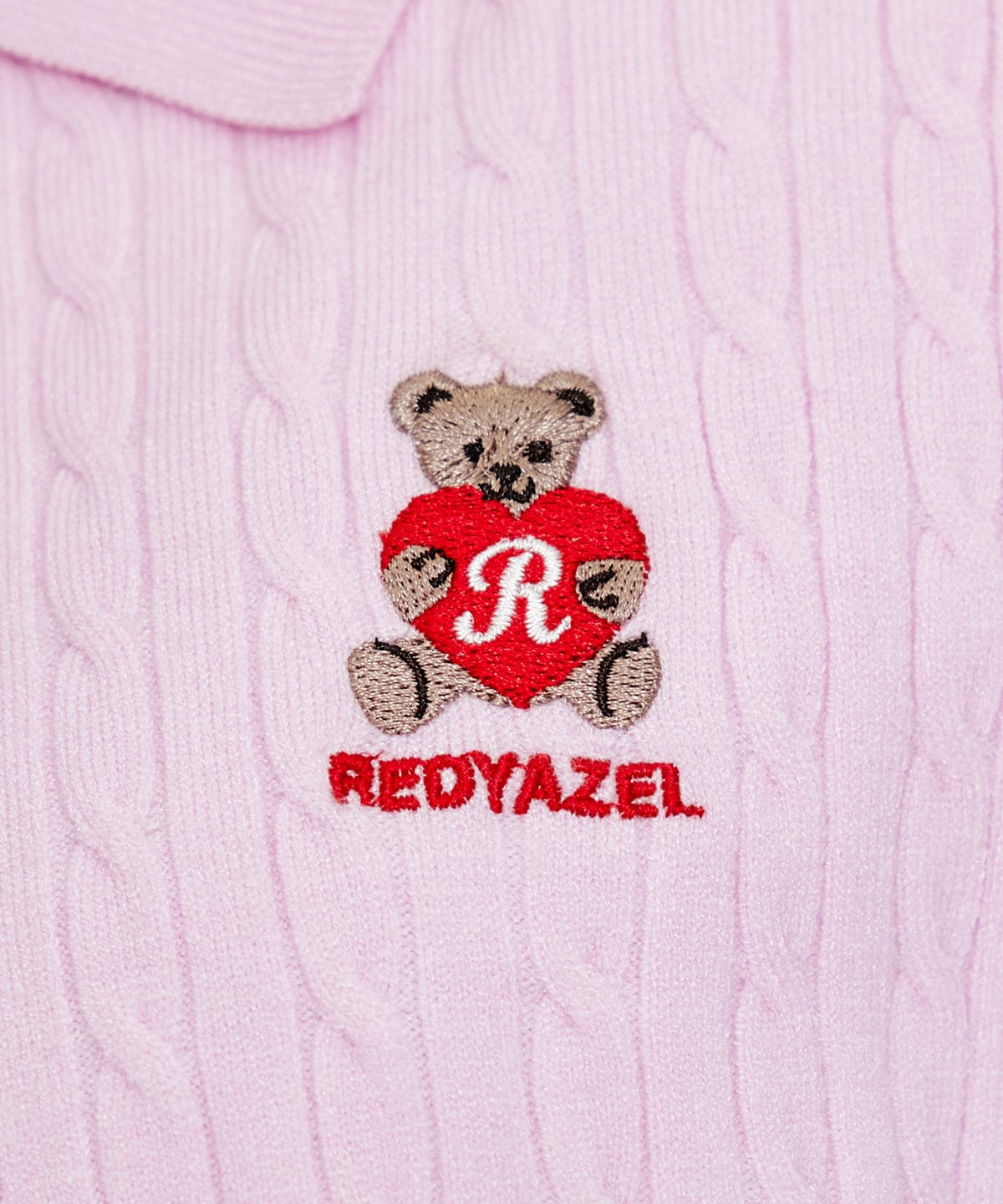 【2/13(金) 昼12時発売開始】Azelyハートミニケーブルポロニット