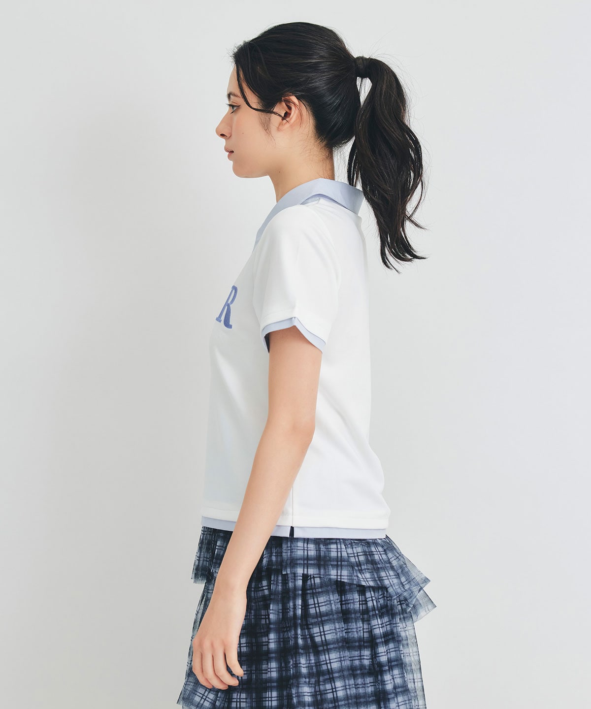 RポロレイヤードTシャツ