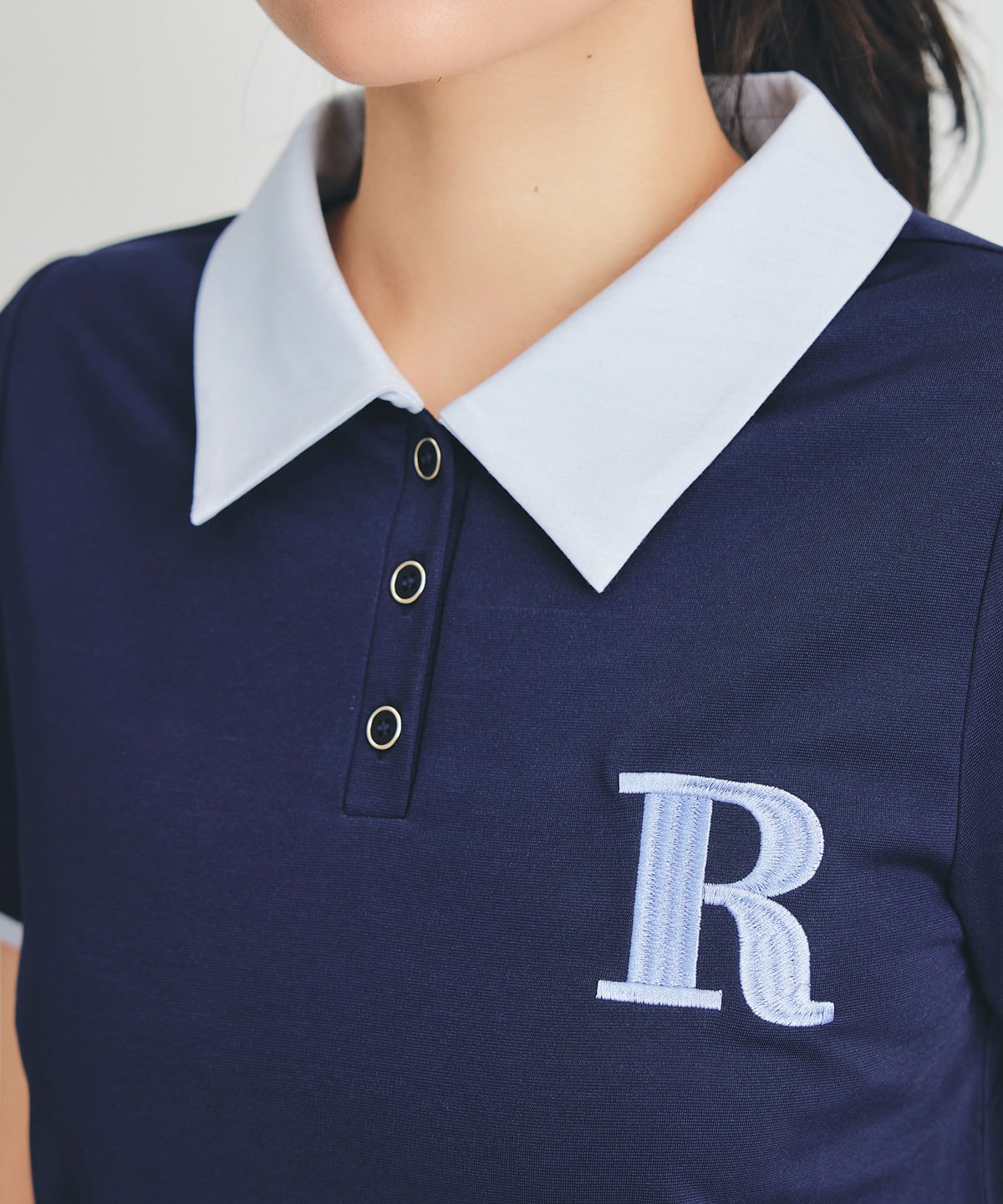 RポロレイヤードTシャツ